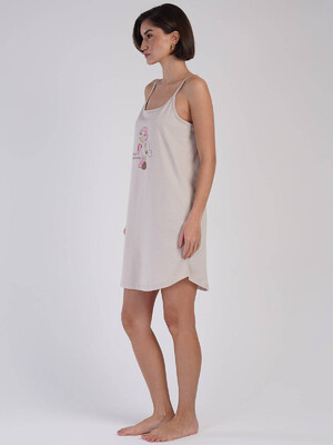 Купить Хлопковая туника на бретельках VIENETTA 3120790000 в Украина в Lingerie.ua - Одяг для дому та відпочинку, Фото 3