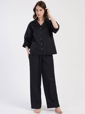 Купить Штапельний костюм із широкими брюками VIENETTA PLUS 4010280000 в Украина в Lingerie.ua - Одяг для дому та відпочинку, Фото 6