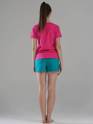 Купить Хлопковый комплект из футболки и шорт VIENETTA 1115390000 в Украина в Lingerie.ua - Одяг для дому та відпочинку, Фото 4