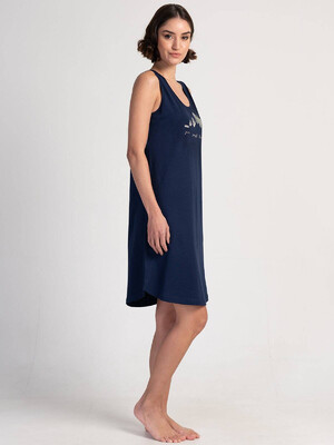 Купить Хлопковая домашняя туника на бретельках VIENETTA 3112120000 в Украина в Lingerie.ua - Одяг для дому та відпочинку, Фото 2