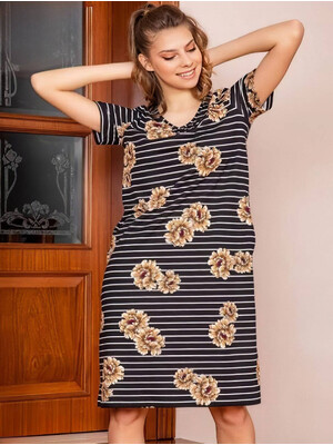 Купить Летнее платье с коротким рукавом COCOON J2-2315 в Украина