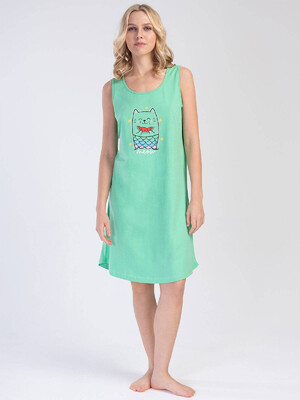 Купить Хлопковая туника на бретельках VIENETTA 3120860000 в Украина