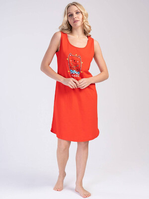 Купить Хлопковая туника на бретельках VIENETTA 3120860000 в Украина в Lingerie.ua - Одяг для дому та відпочинку, Фото 2