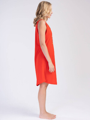 Купить Хлопковая туника на бретельках VIENETTA 3120860000 в Украина в Lingerie.ua - Одяг для дому та відпочинку, Фото 4