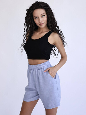 Купить Льняные женские шорты LINGERIE 170720 в Украина в Lingerie.ua - Одяг для дому та відпочинку, Фото 9