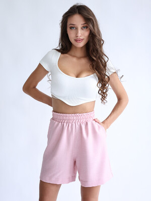 Купить Льняные женские шорты LINGERIE 170720 в Украина в Lingerie.ua - Одяг для дому та відпочинку, Фото 5