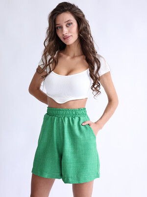 Купить Льняные женские шорты LINGERIE 170720 в Украина в Lingerie.ua - Одяг для дому та відпочинку, Фото 4