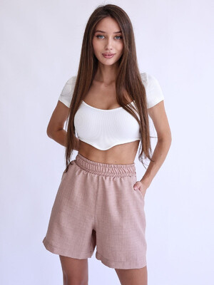 Купить Льняные женские шорты LINGERIE 170720 в Украина в Lingerie.ua - Одяг для дому та відпочинку, Фото 16