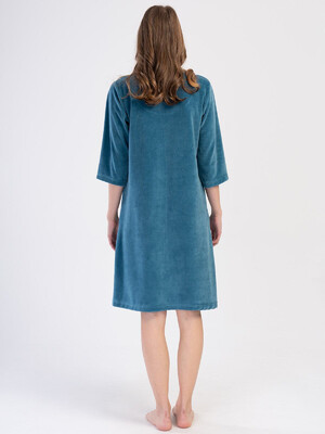 Купить Велюровый женский халат на молнии VIENETTA 4031070000 в Украина в Lingerie.ua - Одяг для дому та відпочинку, Фото 2