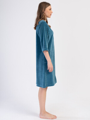 Купить Велюровый женский халат на молнии VIENETTA 4031070000 в Украина в Lingerie.ua - Одяг для дому та відпочинку, Фото 4