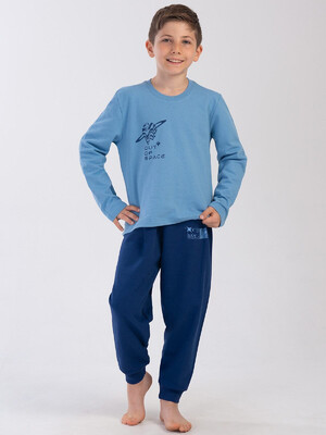 Купить Байковый домашний комплект для мальчика VIENETTA 4030040000 в Украина в Lingerie.ua - Одяг для дому та відпочинку, Фото 1