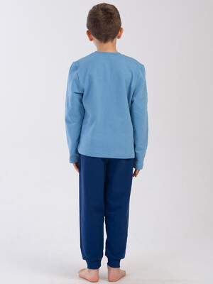 Купить Байковый домашний комплект для мальчика VIENETTA 4030040000 в Украина в Lingerie.ua - Одяг для дому та відпочинку, Фото 2