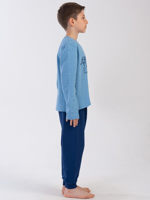 Купить Байковый домашний комплект для мальчика VIENETTA 4030040000 в Украина в Lingerie.ua - Одяг для дому та відпочинку, Фото 3
