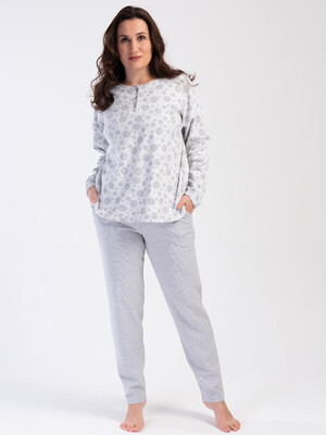 Купить Домашний женский костюм большого размера VIENETTA 4020310000 в Украина в Lingerie.ua - Одяг для дому та відпочинку, Фото 1