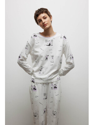 Купить Хлопковый домашний комплект с брюками HAYS 40208 в Украина в Lingerie.ua - Одяг для дому та відпочинку, Фото 3