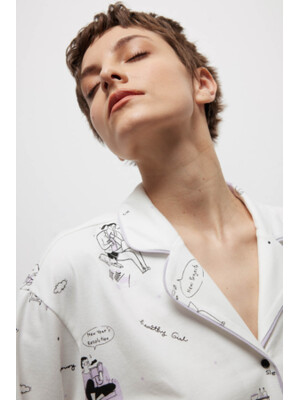 Купить Хлопковая пижама с длинным рукавом HAYS 40209 в Украина в Lingerie.ua - Одяг для дому та відпочинку, Фото 4