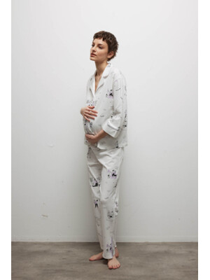 Купить Хлопковая пижама с длинным рукавом HAYS 40209 в Украина в Lingerie.ua - Одяг для дому та відпочинку, Фото 7