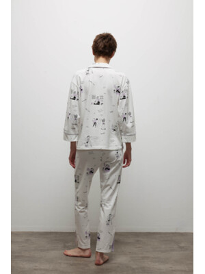 Купить Хлопковая пижама с длинным рукавом HAYS 40209 в Украина в Lingerie.ua - Одяг для дому та відпочинку, Фото 8