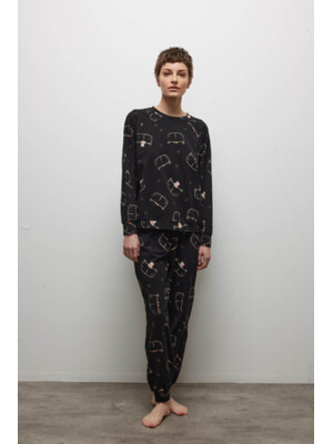 Купить Хлопковый домашний комплект с брюками HAYS 40127 в Украина в Lingerie.ua - Одяг для дому та відпочинку, Фото 1