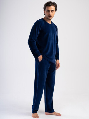 Купить Велюровый мужской костюм однотонный VIENETTA MAN 4031000000 в Украина в Lingerie.ua - Одяг для дому та відпочинку, Фото 2