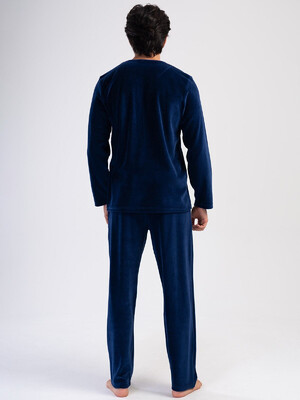 Купить Велюровый мужской костюм однотонный VIENETTA MAN 4031000000 в Украина в Lingerie.ua - Одяг для дому та відпочинку, Фото 4