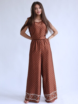 Купить Шелковый летний костюм с палаццо LINGERIE 170666 в Украина в Lingerie.ua - Одяг для дому та відпочинку, Фото 5