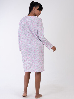 Купить Хлопковая ночная сорочка с длинным рукавом VIENETTA 1613752094 в Украина в Lingerie.ua - Одяг для дому та відпочинку, Фото 6