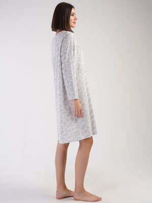 Купить Хлопковая ночная сорочка с длинным рукавом VIENETTA 1613752094 в Украина в Lingerie.ua - Одяг для дому та відпочинку, Фото 11