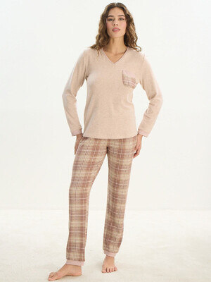 Купить Кашемировый домашний костюм с длинным рукавом SEVIM 16192 в Украина в Lingerie.ua - Одяг для дому та відпочинку, Фото 6