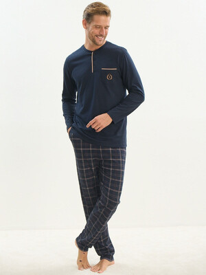 Купить Бавовняний домашній комплект із довгим рукавом SVMAN 9539 в Украина