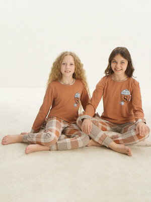 Купить Хлопковый домашний комплект с длинным рукавом SEVIM 8713 в Украина в Lingerie.ua - Одяг для дому та відпочинку, Фото 5