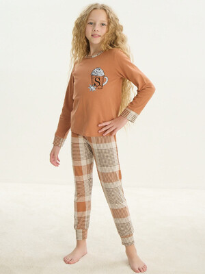 Купить Хлопковый домашний комплект с длинным рукавом SEVIM 8713 в Украина в Lingerie.ua - Одяг для дому та відпочинку, Фото 10