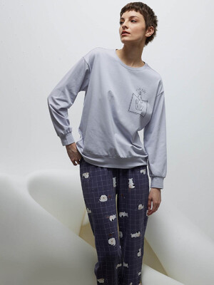 Купить Хлопковый домашний комплект с брюками HAYS 40213 в Украина в Lingerie.ua - Одяг для дому та відпочинку, Фото 4