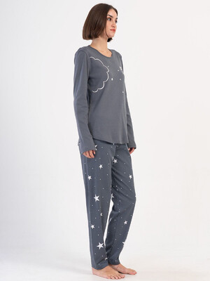 Купить Домашний женский комплект с брюками VIENETTA 4033561985 в Украина в Lingerie.ua - Одяг для дому та відпочинку, Фото 3