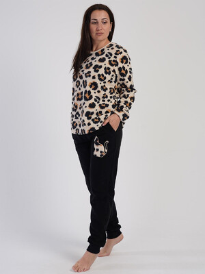 Купить Флисовый женский теплый костюм VIENETTA 4030650280 в Украина в Lingerie.ua - Одяг для дому та відпочинку, Фото 8