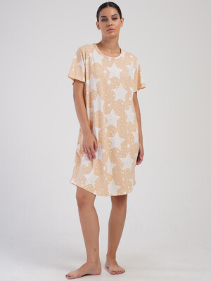 Купить Хлопковая домашняя туника большого размера VIENETTA 4051712148 в Украина в Lingerie.ua - Одяг для дому та відпочинку, Фото 2