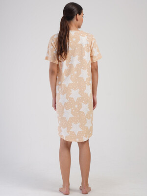 Купить Хлопковая домашняя туника большого размера VIENETTA 4051712148 в Украина в Lingerie.ua - Одяг для дому та відпочинку, Фото 3