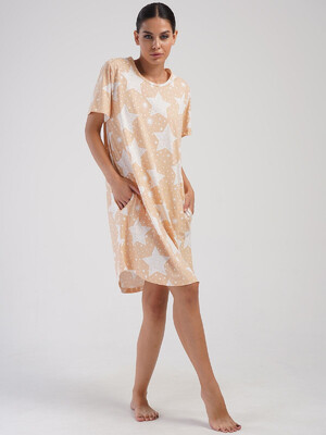 Купить Хлопковая домашняя туника большого размера VIENETTA 4051712148 в Украина в Lingerie.ua - Одяг для дому та відпочинку, Фото 5