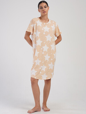 Купить Хлопковая домашняя туника большого размера VIENETTA 4051712148 в Украина в Lingerie.ua - Одяг для дому та відпочинку, Фото 6