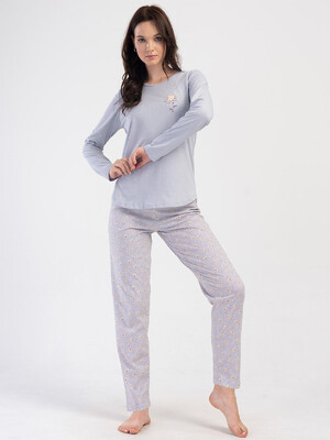 Бавовняний домашній комплект з довгим рукавом VIENETTA 4032324257