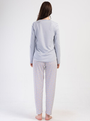 Купить Хлопковый домашний комплект с длинным рукавом VIENETTA 4032324257 в Украина в Lingerie.ua - Одяг для дому та відпочинку, Фото 3