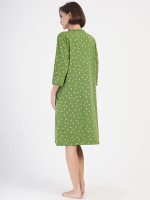 Купить Хлопковый халат большого размера на молнии VIENETTA 4050123455 в Украина в Lingerie.ua - Одяг для дому та відпочинку, Фото 9