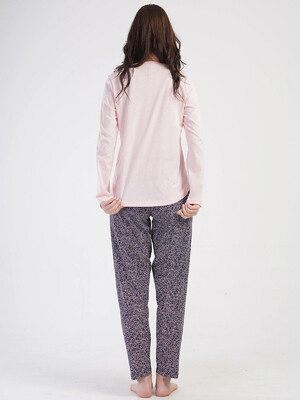 Купить Хлопковый домашний комплект большого размера с длинным  рукавом VIENETTA 4050160648 в Украина в Lingerie.ua - Одяг для дому та відпочинку, Фото 2