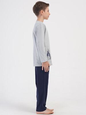 Купить Домашний комплект с длинным рукавом для мальчика VIENETTA KIDS 4051300000 в Украина в Lingerie.ua - Одяг для дому та відпочинку, Фото 2