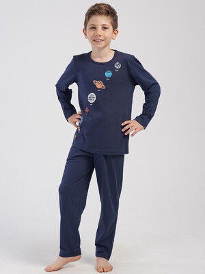 Купить Бавовняний домашній підлітковий комплект із довгим рукавом VIENETTA 4051260000 в Украина в Lingerie.ua - Одяг для дому та відпочинку, Фото 2