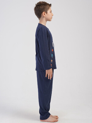 Купить Бавовняний домашній підлітковий комплект із довгим рукавом VIENETTA 4051260000 в Украина в Lingerie.ua - Одяг для дому та відпочинку, Фото 6