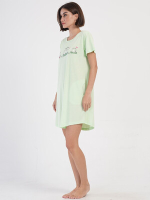 Купить Бавовняна домашня туніка з коротким рукавом VIENETTA 4070750000 в Украина в Lingerie.ua - Одяг для дому та відпочинку, Фото 11