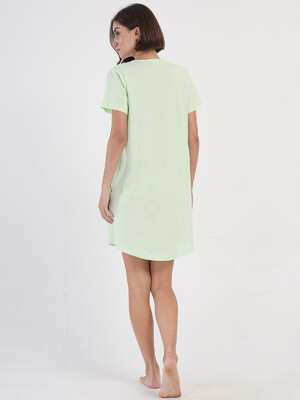 Купить Бавовняна домашня туніка з коротким рукавом VIENETTA 4070750000 в Украина в Lingerie.ua - Одяг для дому та відпочинку, Фото 9