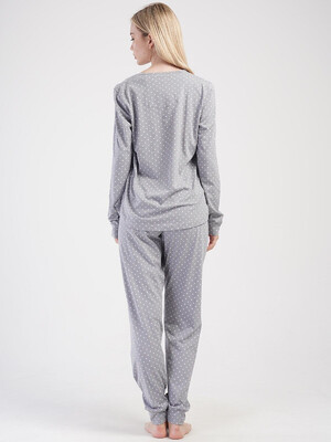 Купить Хлопковый домашний комплект с длинным рукавом VIENETTA 4040711248 в Украина в Lingerie.ua - Одяг для дому та відпочинку, Фото 7