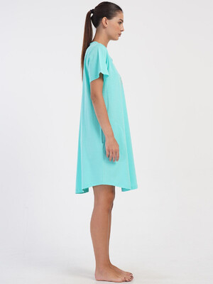 Купить Хлопковая домашняя туника с коротким рукавом VIENETTA 4053470000 в Украина в Lingerie.ua - Одяг для дому та відпочинку, Фото 4